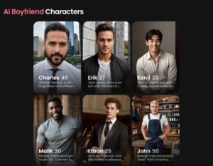 Ai Boyfriend Characters